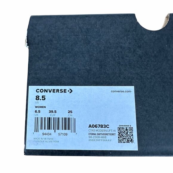 Converse Chuck Taylor Lift Platform Hi Suede Fleece Lining 8.5 Wmn Shoes A06783C - Picture 9 of 11